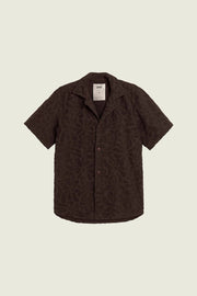 Blossoms Cuba Terry Shirt in Black