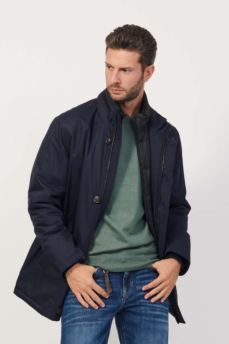 大人気新品をすべて Coat Short Series Rain in chrisjameskingston – Navy ジャケット・アウター