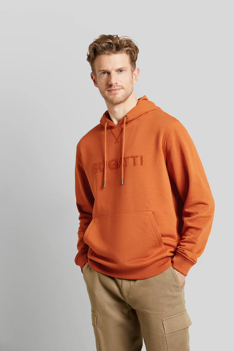 Bugatti hoodie in orange – chrisjameskingston | Sweatshirts