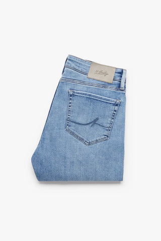Cool Slim-Legged Jeans In Bleached Organic
