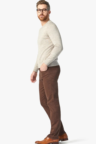 Cool Tapered-Legged Jeans in Cognac Diagonal