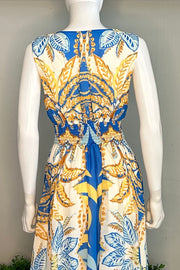 Sleeveless Dress in Blue