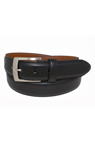 Stitched Dress Belt in Black