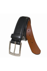 Stitched Dress Belt in Black