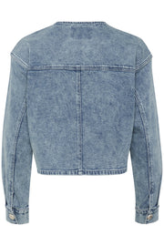 Doriana Denim Jacket in Washed Blue