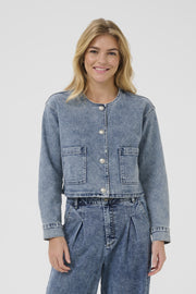 Doriana Denim Jacket in Washed Blue