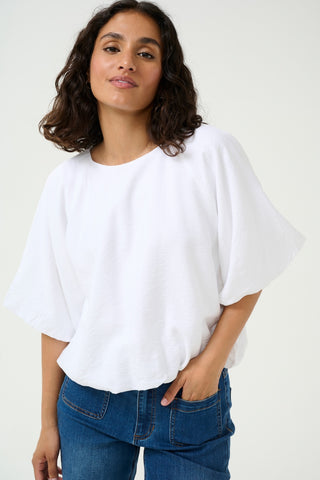 Gabby Blouse in Optical White