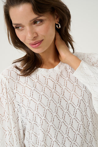 Tio Knitted Lace Pullover in 2 Colours