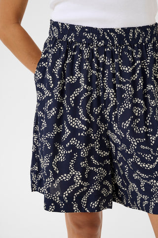 Barton Shorts in Midnight Marine Lace Print