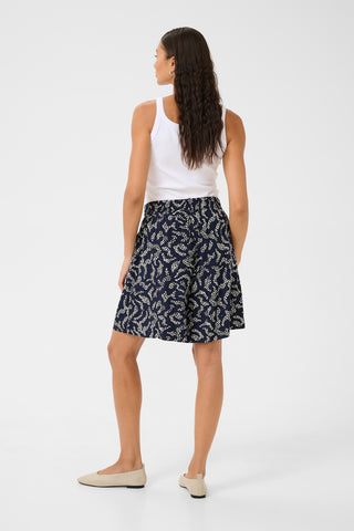 Barton Shorts in Midnight Marine Lace Print