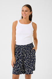 Barton Shorts in Midnight Marine Lace Print