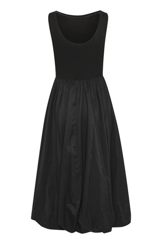 Kirsten Sleeveless Dress in Black Deep
