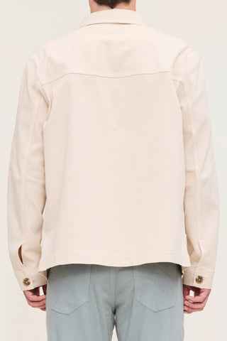 Sean Shirt Jacket in Jute