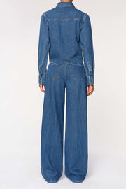 Isabel Wide Leg Jean in North Beach