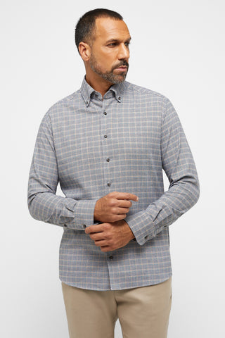 Long-Sleeved Modern Fit Dress Shirt  in 2 Colours
