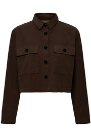 Cory Mini Corduroy Jacket in Chocolate Torte