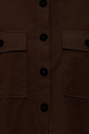 Cory Mini Corduroy Jacket in Chocolate Torte