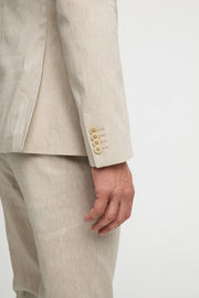 DiNick Sport Coat in Natural Linen