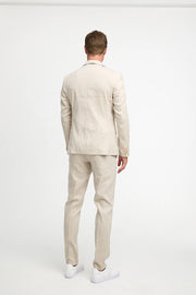 DiNick Sport Coat in Natural Linen