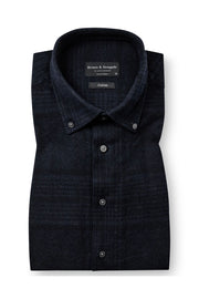 Akhlaq Long Sleeve Casual Shirt in Thunder