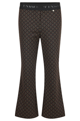 Joella 09 Ankle Pant in Diamond Print