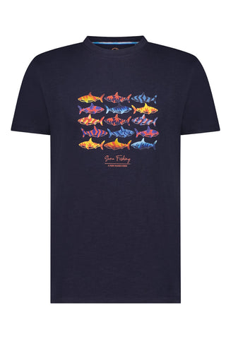 Gone Fishing Short-Sleeved T-Shirt in 2 Colours