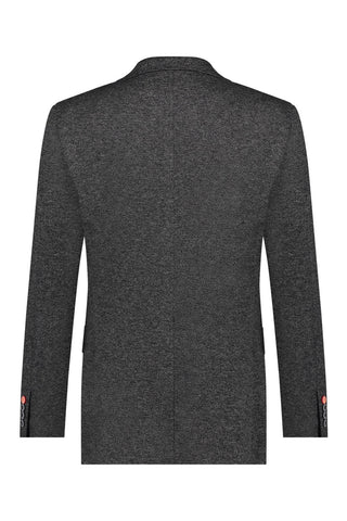 Piqué Blazer in Dark Grey or Burgundy