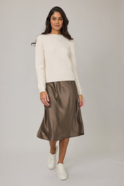 Braid Knitted Sweater in Multiple Colors