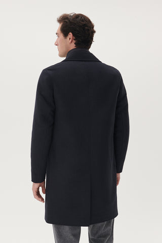 Breather Coat in Dark Navy