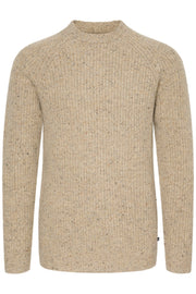 Jobo Heritage Sweater in Plaza Taupe Heathered Knit