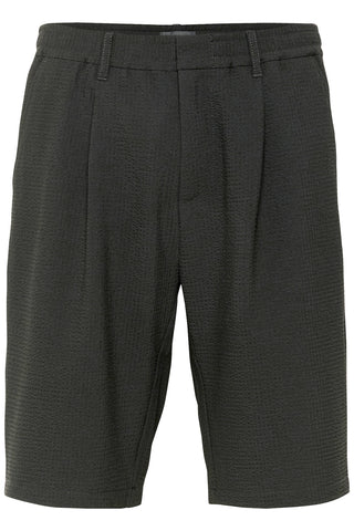 Fisher Shorts in Black Seersucker