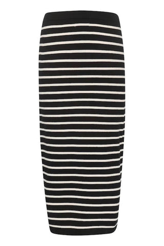 Emmarie Skirt in Black Stripe