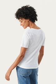 Eamaja Short-Sleeved T-Shirt in Bright White