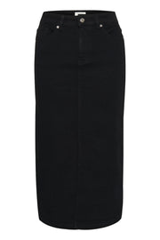 Dilin Denim Skirt in Black