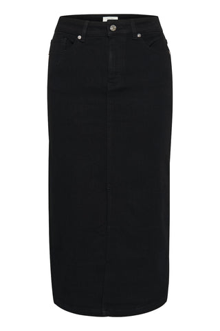 Dilin Denim Skirt in Black