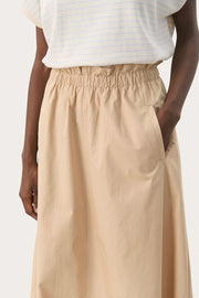 Nanasofie Cotton Midi Skirt in 2 Colours