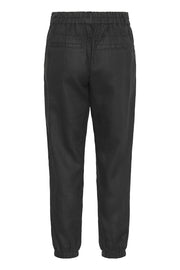 Shenas Linen Jogger Pant in Black