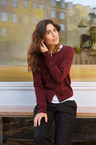 Noelani Sweater in Tawny Port