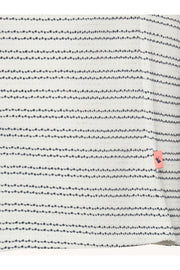 Short Sleeve Shirt in Off-White Stripe