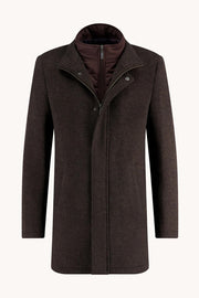 Funnel Neck Coat in 2 Colors