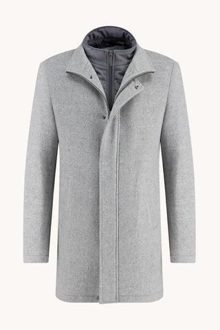 Funnel Neck Coat in 2 Colors