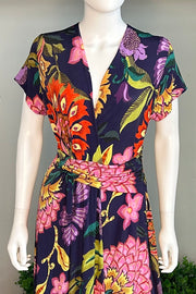 Samy Dress in Tropical Print