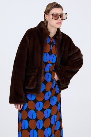 Faux Fur Short Fall Coat