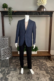 Conway Sport Coat in Blue Plaid