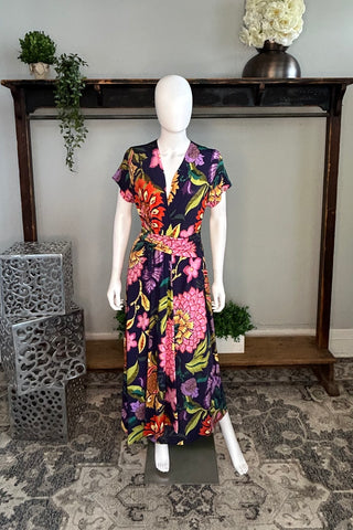 Samy Dress in Tropical Print