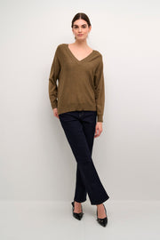 Annemarie V-Neck Pullover in 2 Colours