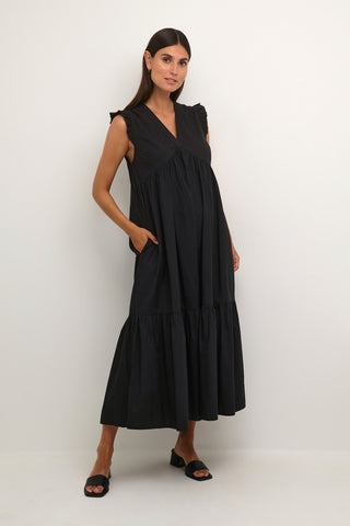 Olena Sleeveless Dress in Black