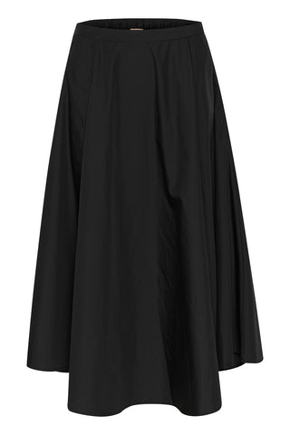 Lio Iris Long Skirt in Black