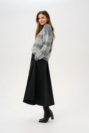 Lona Brava Pullover Sweater in Steel Grey