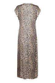 Leona Berna Long Dress in Leopard Print